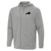 Толстовка Buffalo Bills Antigua Heather Gray Effortless Full-Zip Jacket