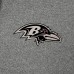 Куртка Толстовка на молнии Baltimore Ravens Antigua Effortless - Heather Black