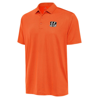 Поло Cincinnati Bengals Antigua Orange Ellipse Performance