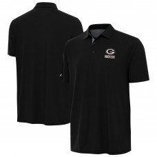 Green Bay Packers Antigua Black Era Polo