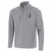 Pittsburgh Steelers Antigua Gray Insider Quarter-Zip Jacket