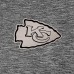 Поло Kansas City Chiefs Antigua Par 3 - Heather Black