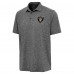 Las Vegas Raiders Antigua Heather Black Par 3 Polo