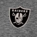 Las Vegas Raiders Antigua Heather Black Par 3 Polo