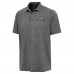 Los Angeles Chargers Antigua Heather Black Par 3 Polo