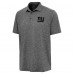 New York Giants Antigua Heather Black Par 3 Polo New York Giants Antigua Heather Black Par 3 Polo