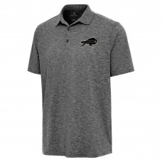 Buffalo Bills Antigua Heather Black Par 3 Polo