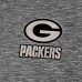Green Bay Packers Antigua Heather Black Par 3 Polo