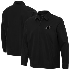 Куртка Carolina Panthers Antigua Black Pivot Full-Zip Куртка Carolina Panthers Antigua Black Pivot Full-Zip