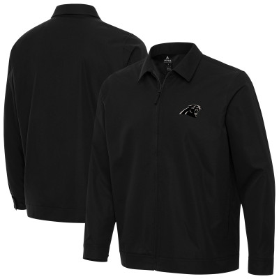 Куртка Carolina Panthers Antigua Black Pivot Full-Zip