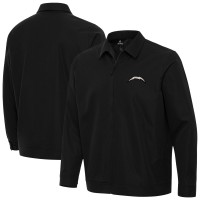 Los Angeles Chargers Antigua Black Pivot Full-Zip Jacket