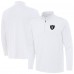 Las Vegas Raiders Antigua White Reprocess Quarter-Zip Top
