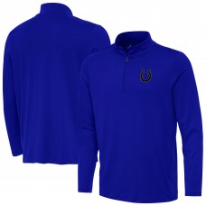 Indianapolis Colts Antigua Royal Reprocess Quarter-Zip Top