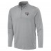 Jacksonville Jaguars Antigua Gray Reprocess Quarter-Zip Top