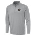 Las Vegas Raiders Antigua Gray Reprocess Quarter-Zip Top
