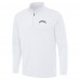 Los Angeles Chargers Antigua White Reprocess Quarter-Zip Top