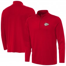 Kansas City Chiefs Antigua Reprocess Quarter-Zip Top - Red