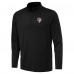 Los Angeles Rams Antigua Reprocess Quarter-Zip Top - Black