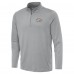 Kansas City Chiefs Antigua Reprocess Quarter-Zip Top - Gray