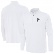 Atlanta Falcons Antigua White Reprocess Quarter-Zip Top