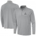 New Orleans Saints Antigua Gray Reprocess Quarter-Zip Top