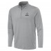 New Orleans Saints Antigua Gray Reprocess Quarter-Zip Top