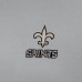 New Orleans Saints Antigua Gray Reprocess Quarter-Zip Top