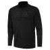 New York Giants Antigua Black Reprocess Quarter-Zip Top