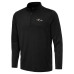 Baltimore Ravens Antigua Black Reprocess Quarter-Zip Top