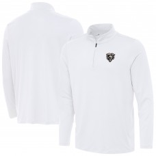Chicago Bears Antigua White Reprocess Quarter-Zip Top Chicago Bears Antigua White Reprocess Quarter-Zip Top