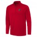 Atlanta Falcons Antigua Red Reprocess Quarter-Zip Top