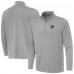 Atlanta Falcons Antigua Gray Reprocess Quarter-Zip Top
