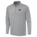 Cincinnati Bengals Antigua Gray Reprocess Quarter-Zip Top