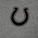 Indianapolis Colts Antigua Heather Black Subtle Quarter-Zip Top
