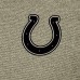 Indianapolis Colts Antigua Heather Olive Subtle Quarter-Zip Top