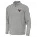 Jacksonville Jaguars Antigua Heather Gray Subtle Quarter-Zip Top