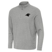 Пуловер Carolina Panthers Antigua Heather Gray Subtle