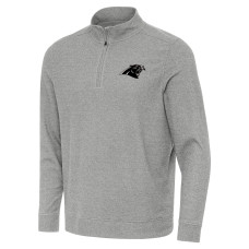 Пуловер Carolina Panthers Antigua Heather Gray Subtle