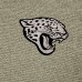 Jacksonville Jaguars Antigua Heather Olive Subtle Quarter-Zip Top