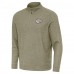 Kansas City Chiefs Antigua Subtle Quarter-Zip Top - Heather Olive