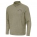 Los Angeles Chargers Antigua Heather Olive Subtle Quarter-Zip Top