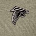 Atlanta Falcons Antigua Heather Olive Subtle Quarter-Zip Top