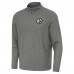 Pittsburgh Steelers Antigua Heather Black Subtle Quarter-Zip Top