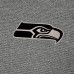 Seattle Seahawks Antigua Heather Black Subtle Quarter-Zip Top