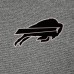 Buffalo Bills Antigua Heather Black Subtle Quarter-Zip Top