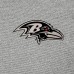 Baltimore Ravens Antigua Subtle Quarter-Zip Top -  Heather Gray
