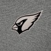 Arizona Cardinals Antigua Heather Black Subtle Quarter-Zip Top