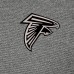 Atlanta Falcons Antigua Charcoal Subtle Quarter-Zip Top