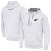 Arizona Cardinals Antigua White Brushed Carbon Victory Pullover Hoodie