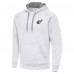 Arizona Cardinals Antigua White Brushed Carbon Victory Pullover Hoodie